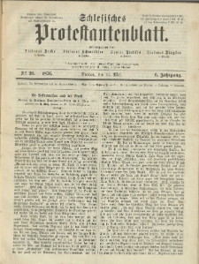 Schlesisches Protestantenblatt. 1876.05.13 Jg.6 No20