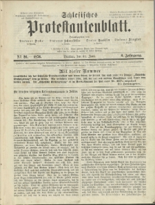 Schlesisches Protestantenblatt. 1876.06.24 Jg.6 No26