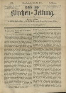 Schlesische Kirchen-Zeitung. 1876.07.29 Jg.6 No5
