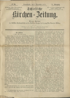 Schlesische Kirchen-Zeitung. 1876.12.09 Jg.6 No24