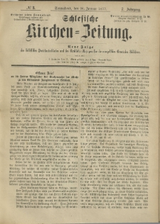Schlesische Kirchen-Zeitung. 1877.01.20 Jg.7 No3