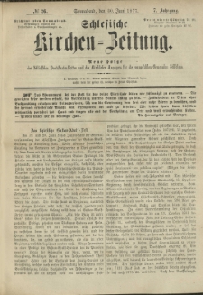 Schlesische Kirchen-Zeitung. 1877.06.30 Jg.7 No26