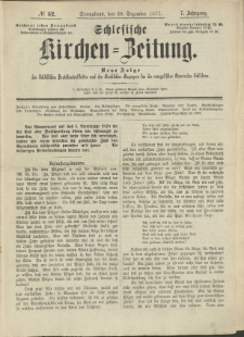Schlesische Kirchen-Zeitung. 1877.12.29 Jg.7 No52
