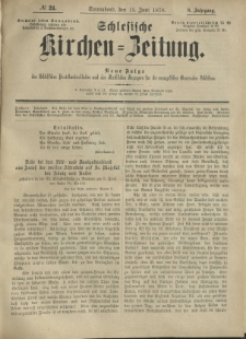 Schlesische Kirchen-Zeitung. 1878.06.15 Jg.8 No24