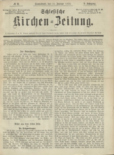 Schlesische Kirchen-Zeitung. 1879.01.11 Jg.9 No2