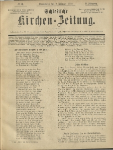 Schlesische Kirchen-Zeitung. 1879.02.08 Jg.9 No6