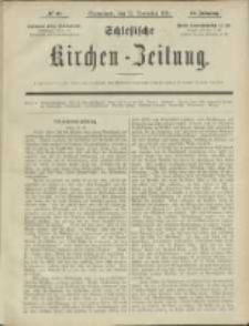 Schlesische Kirchen-Zeitung. 1881.11.26 Jg.12 No48