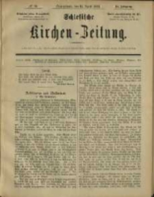 Schlesische Kirchen-Zeitung. 1883.04.14 Jg.14 No16