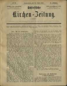 Schlesische Kirchen-Zeitung. 1883.04.28 Jg.14 No18