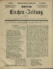 Schlesische Kirchen-Zeitung. 1884.11.22 Jg.15 No48