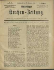 Schlesische Kirchen-Zeitung. 1884.11.29 Jg.15 No49