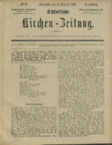 Schlesische Kirchen-Zeitung. 1884.12.20 Jg.15 No52