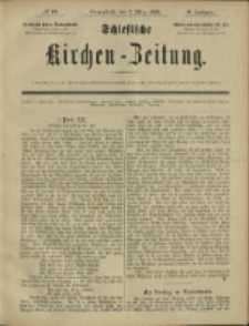 Schlesische Kirchen-Zeitung. 1885.03.07 Jg.16 No10