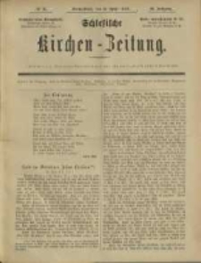 Schlesische Kirchen-Zeitung. 1885.04.11 Jg.16 No15
