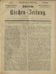 Schlesische Kirchen-Zeitung. 1885.10.17 Jg.16 No42