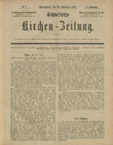 Schlesische Kirchen-Zeitung. 1886.02.13 Jg.17 No7