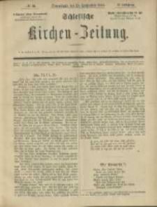 Schlesische Kirchen-Zeitung. 1886.09.25 Jg.17 No39