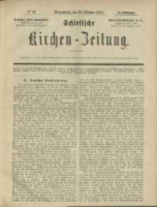 Schlesische Kirchen-Zeitung. 1886.10.23 Jg.17 No43
