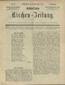 Schlesische Kirchen-Zeitung. 1886.11.20 Jg.17 No47