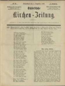 Schlesische Kirchen-Zeitung. 1886.12.11 Jg.17 No50