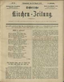 Schlesische Kirchen-Zeitung. 1887.08.13 Jg.18 No33