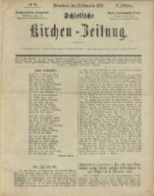 Schlesische Kirchen-Zeitung. 1887.11.19 Jg.18 No47