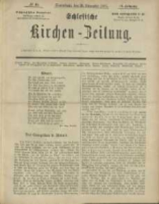 Schlesische Kirchen-Zeitung. 1887.11.26 Jg.18 No48