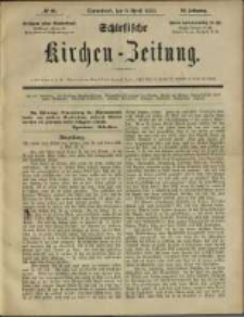 Schlesische Kirchen-Zeitung. 1889.04.06 Jg.20 No15