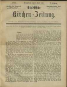 Schlesische Kirchen-Zeitung. 1889.04.20 Jg.20 No17