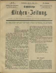Schlesische Kirchen-Zeitung. 1889.05.11 Jg.20 No20