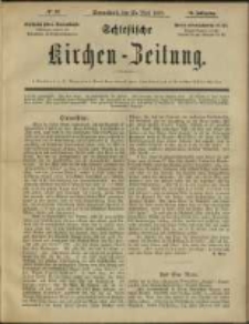 Schlesische Kirchen-Zeitung. 1889.05.25 Jg.20 No22