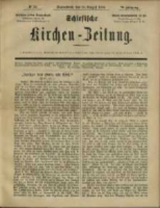 Schlesische Kirchen-Zeitung. 1889.08.10 Jg.20 No34
