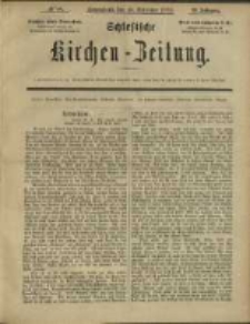 Schlesische Kirchen-Zeitung. 1889.11.23 Jg.20 No48