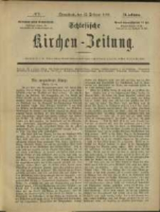 Schlesische Kirchen-Zeitung. 1890.02.15 Jg.21 No7