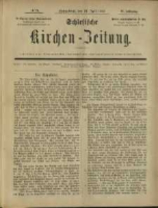 Schlesische Kirchen-Zeitung. 1890.07.19 Jg.21 No29