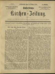 Schlesische Kirchen-Zeitung. 1890.10.18 Jg.21 No42