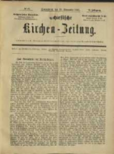 Schlesische Kirchen-Zeitung. 1890.11.22 Jg.21 No47