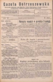 Gazeta Ostrzeszowska: urzędowy organ Magistratu i Urzędu Policyjnego w Ostrzeszowie, z bezpłatnym dodatkiem "Orędownik Ostrzeszowski" 1931.10.21 R.12 Nr84