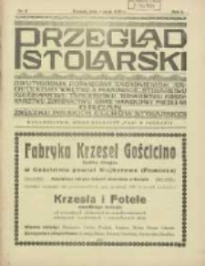 Przegląd Stolarski: dwutygodnik poświęcony zagadnieniom architektury wnętrz a mianowicie: stolarstwu, rzeźbiarstwu, tapicerstwu, tokarstwu, koszykarstwu, zdobnictwu oraz handlowi mebli: organ Związku Polskich Cech&oacute;w Stolarskich 1927.05.01 R.1 Nr3