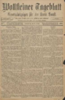 Wollsteiner Tageblatt: Generalanzeiger f&uuml;r den Kreis Bomst: mit der Gratis-Beilage: "Bl&auml;tter und Bl&uuml;ten" 1908.01.09 Nr7