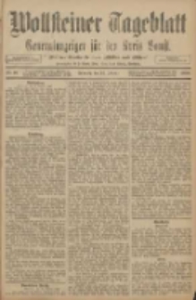 Wollsteiner Tageblatt: Generalanzeiger f&uuml;r den Kreis Bomst: mit der Gratis-Beilage: "Bl&auml;tter und Bl&uuml;ten" 1908.01.12 Nr10