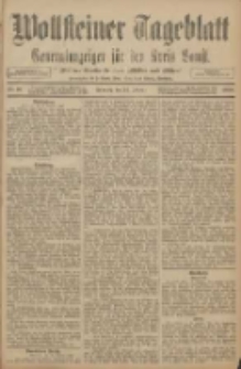 Wollsteiner Tageblatt: Generalanzeiger für den Kreis Bomst: mit der Gratis-Beilage: "Blätter und Blüten" 1908.01.12 Nr10