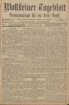 Wollsteiner Tageblatt: Generalanzeiger f&uuml;r den Kreis Bomst: mit der Gratis-Beilage: "Bl&auml;tter und Bl&uuml;ten" 1908.01.14 Nr11