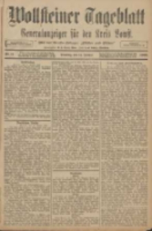 Wollsteiner Tageblatt: Generalanzeiger für den Kreis Bomst: mit der Gratis-Beilage: "Blätter und Blüten" 1908.01.14 Nr11