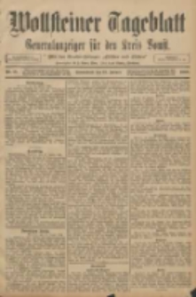 Wollsteiner Tageblatt: Generalanzeiger f&uuml;r den Kreis Bomst: mit der Gratis-Beilage: "Bl&auml;tter und Bl&uuml;ten" 1908.01.18 Nr15