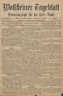 Wollsteiner Tageblatt: Generalanzeiger für den Kreis Bomst: mit der Gratis-Beilage: "Blätter und Blüten" 1908.01.18 Nr15