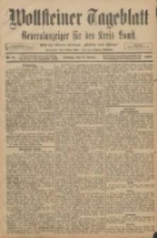 Wollsteiner Tageblatt: Generalanzeiger für den Kreis Bomst: mit der Gratis-Beilage: "Blätter und Blüten" 1908.01.19 Nr16