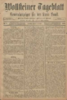 Wollsteiner Tageblatt: Generalanzeiger f&uuml;r den Kreis Bomst: mit der Gratis-Beilage: "Bl&auml;tter und Bl&uuml;ten" 1908.01.21 Nr17