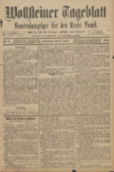 Wollsteiner Tageblatt: Generalanzeiger f&uuml;r den Kreis Bomst: mit der Gratis-Beilage: "Bl&auml;tter und Bl&uuml;ten" 1908.01.23 Nr19