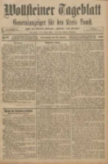 Wollsteiner Tageblatt: Generalanzeiger für den Kreis Bomst: mit der Gratis-Beilage: "Blätter und Blüten" 1908.01.30 Nr25
